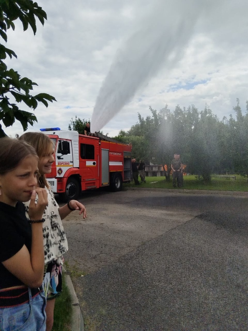 Посещение пожарной части ГПС-Ворсино.