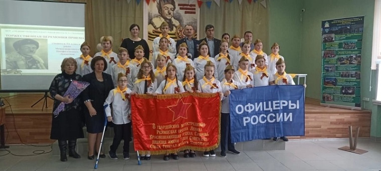 Отряд "Юных панфиловцев".